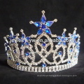 Venda Por Atacado moda design azul floco de neve tiara representação coroa